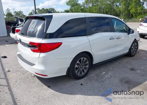 2022 Honda Odyssey Ex-L from USA, damaged, VIN 5FNRL6H72NB021542